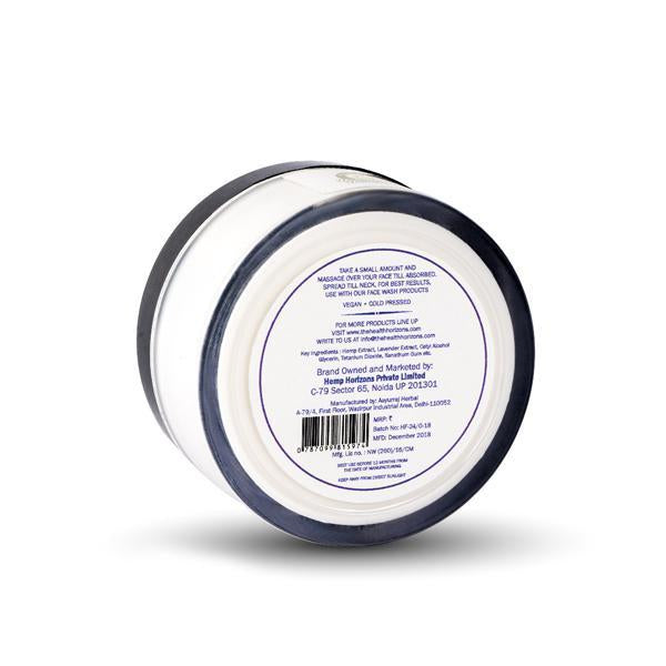 Natural and Vegan Lavender and Hemp Face Cream, 50g