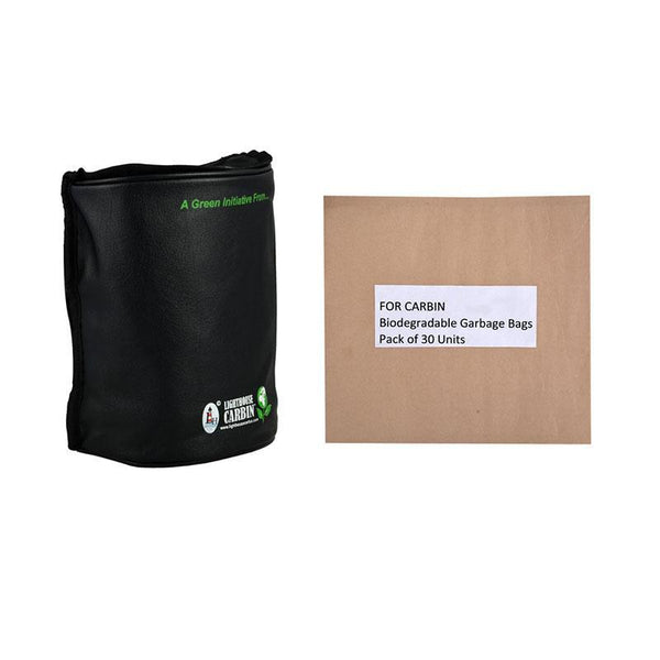 Leatherette  Semi Cylindrical Car Bin (Reusable)