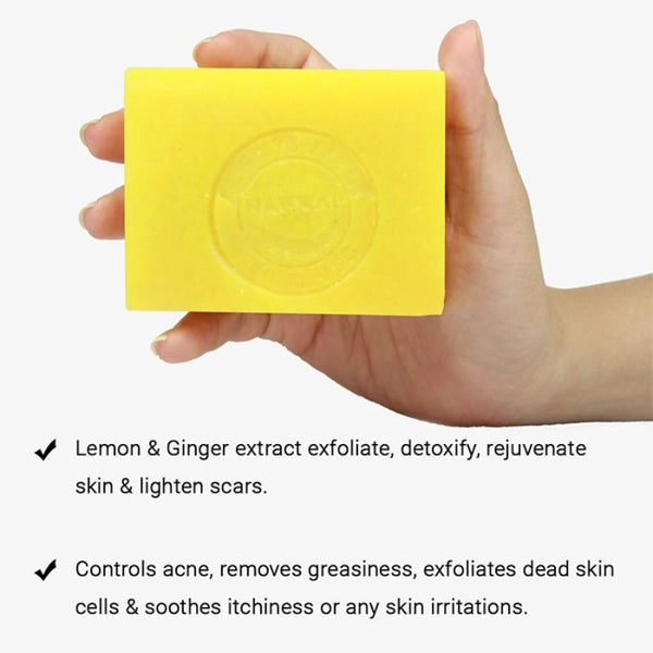 Soulflower Handmade Soap, Lemon and Ginger, 150g