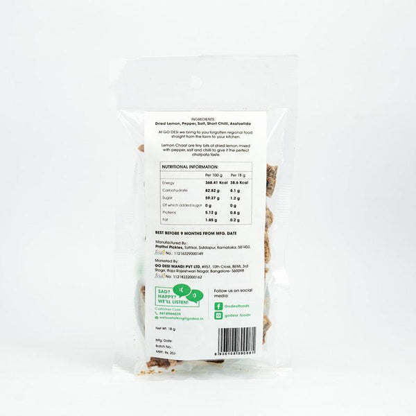 Lemon Chaat (6 packs of 25g)