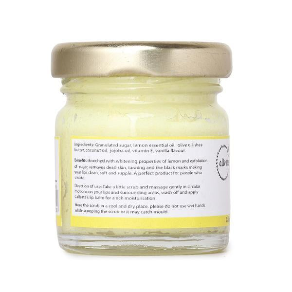 Natural Lemon Lip Scrub, 40g