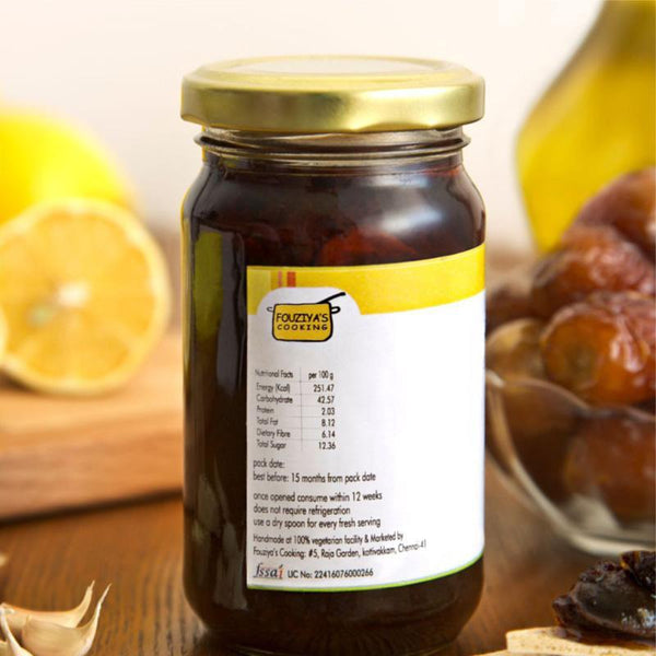 Natural, Handmade Lime Date Pickle Chutney, 225g
