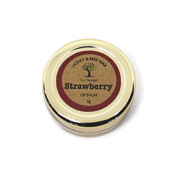 Natural Beeswax and Strawberry Lip Balm