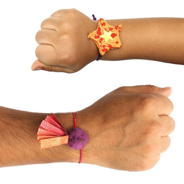 Eco-Friendly Luxury Rakhi Kit with 2 Plantable Seed Rakhis (1 Adults + 1 Kids), Plantable Seed Pen and Pencil