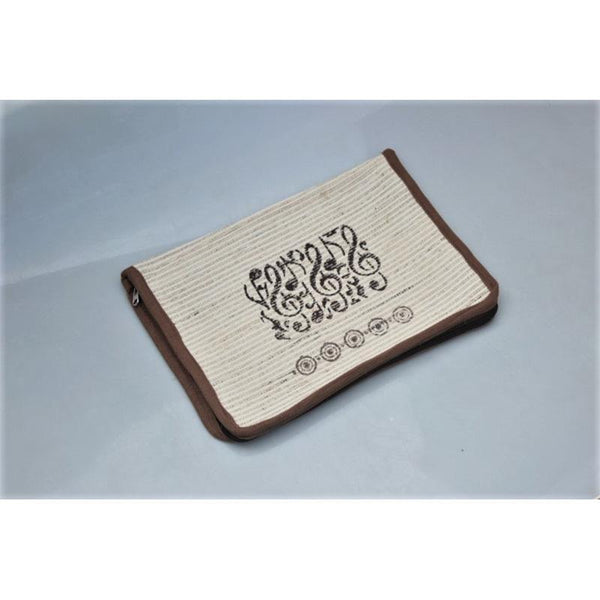 MacBook Air Sleeve Made with Woven Banana and Hibiscus Fibre - Symphony Motif
