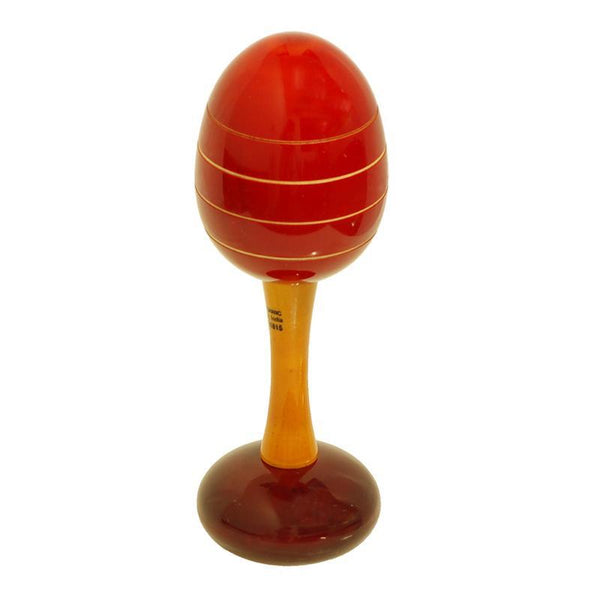 Hand-Crafted Wooden Maraca Rattle Toy