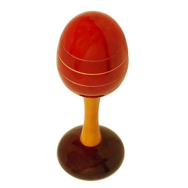 Hand-Crafted Wooden Maraca Rattle Toy