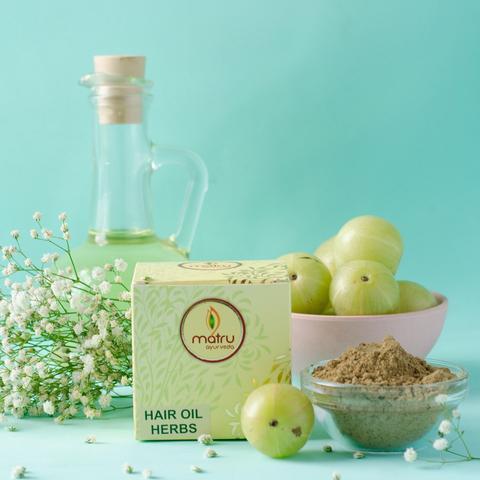 Hair Oil with a Mix Of Herbs, 30ml