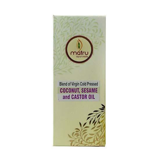 Blend Of Virgin Cold Pressed Coconut, Castor And Sesame Oils, 200ml