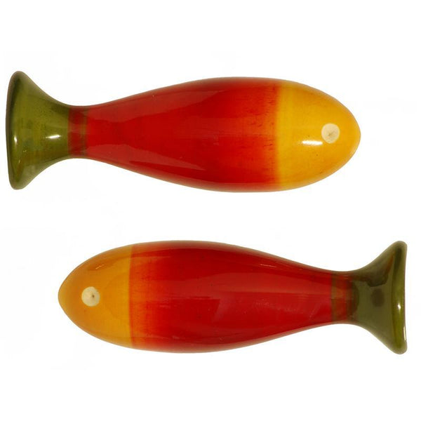 Hand-Crafted Wooden Fridge Magnets - Fish (Set of 2)