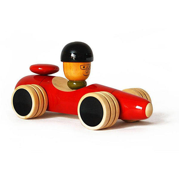 Vroom - Hand-Crafted Wooden Push Toy