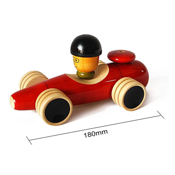 Vroom - Hand-Crafted Wooden Push Toy