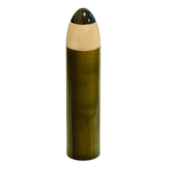 Hand-Crafted Wooden Pencil Shaped Box - Green