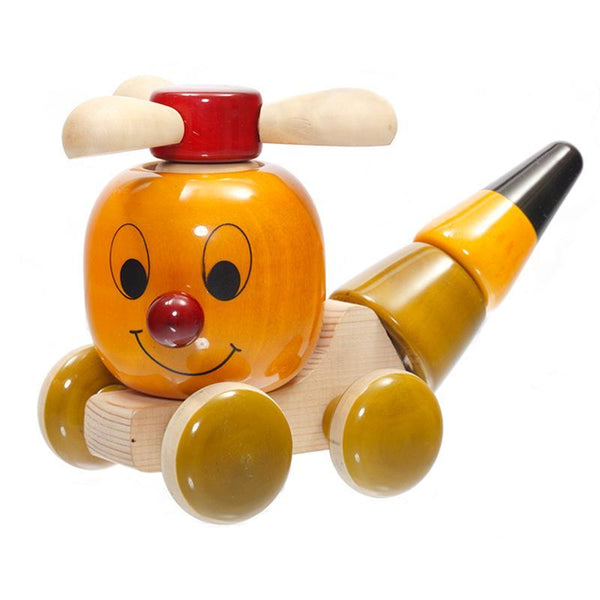 Chip Chop - Hand-Crafted Wooden Stacker and Push Toy