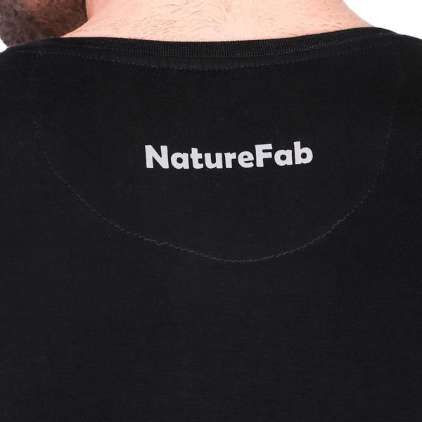 Men's Round Neck Bamboo T-shirt - Black
