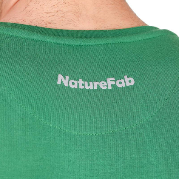 Men's Round Neck Bamboo T-shirt - Green