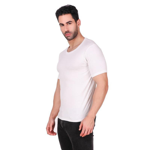 Men's Round Neck Bamboo T-shirt - White
