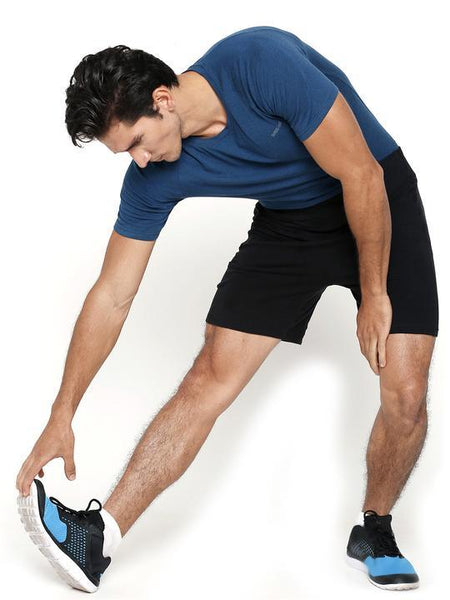 Men's Active Bamboo Shorts - Slate Black (AMFS001K)