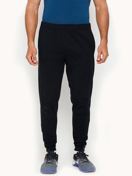 Men's Ankle Length Bamboo Joggers - Slate Black (AMFJ001K)
