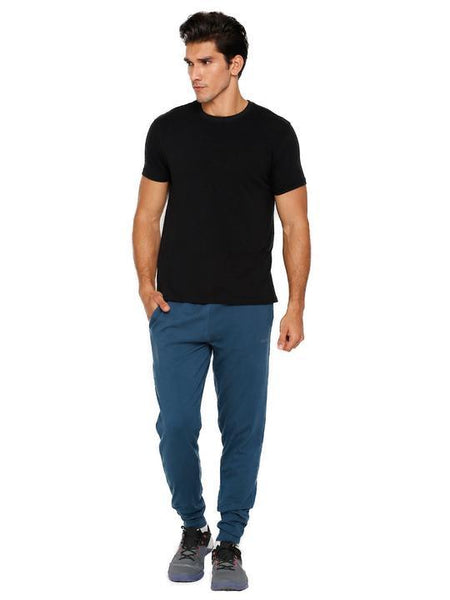 Men's Ankle Length Bamboo Joggers - Sailor Blue (AMFJ001S)