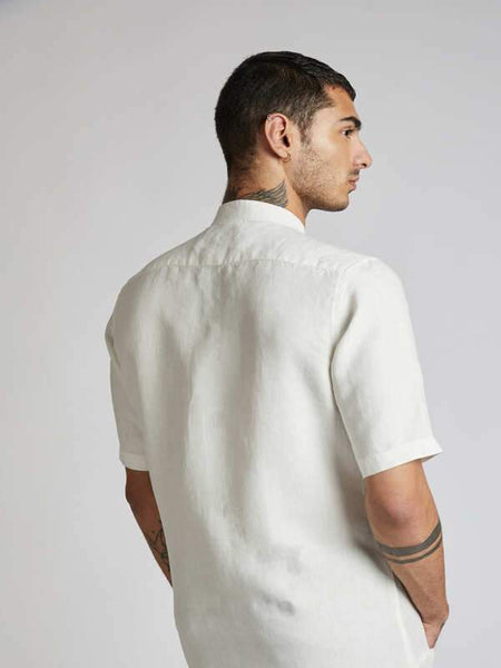 Men's Natural Hemp Kurta - White