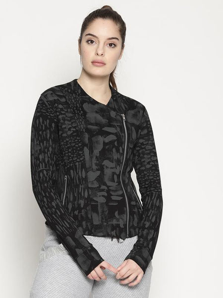 Women's Organic Cotton Printed Rocker Jacket