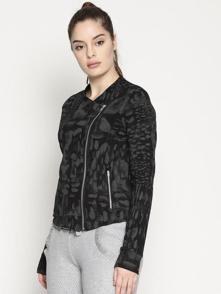 Women's Organic Cotton Printed Rocker Jacket