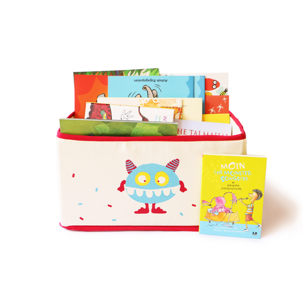 Foldable and Stackable Canvas Toy Storage Bin (Squasher Box)