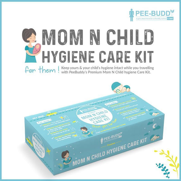 PeeBuddy Mother and Child Travel Hygiene Care Kit