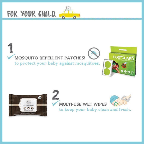 PeeBuddy Mother and Child Travel Hygiene Care Kit