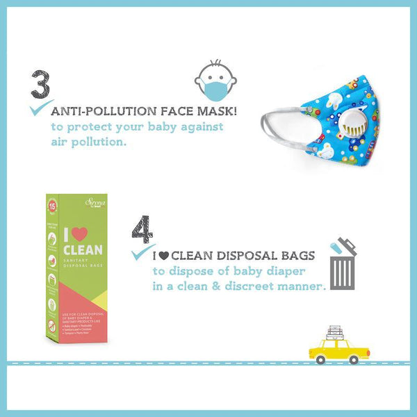 PeeBuddy Mother and Child Travel Hygiene Care Kit