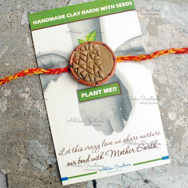Plantable Clay and Seed Rakhi - Mountain Matrix