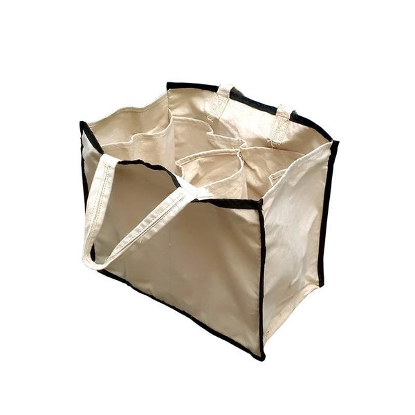 Multi-Purpose Eco-Friendly Cotton Shopping Bag with 9 Pockets