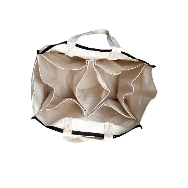 Multi-Purpose Eco-Friendly Cotton Shopping Bag with 9 Pockets