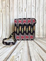 Multicoloured Handwoven Ikat Sling Bag