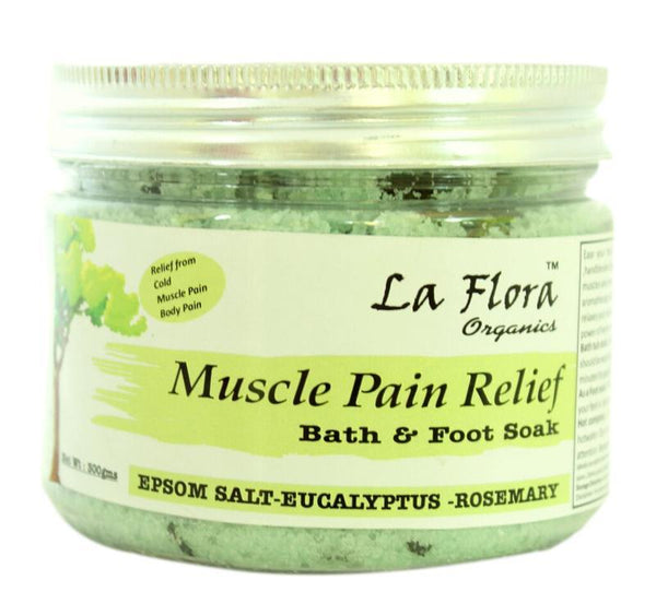 Muscle Pain Relief Bath Salts (Lemongrass and Rosemary), 300g