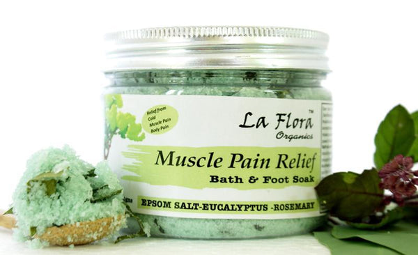 Muscle Pain Relief Bath Salts (Lemongrass and Rosemary), 300g