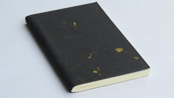 Handmade Notebook with Marigold Flower Cover (80 pages)