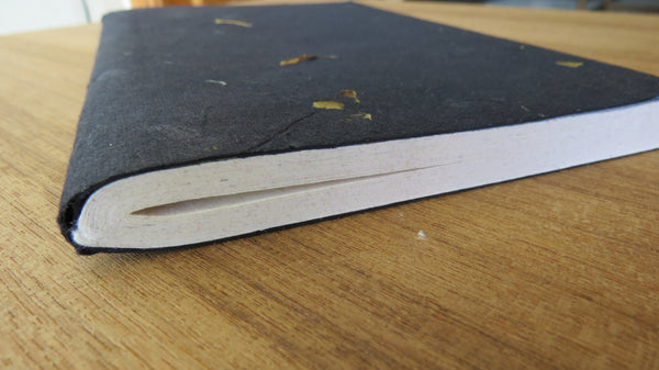 Handmade Notebook with Marigold Flower Cover (80 pages)