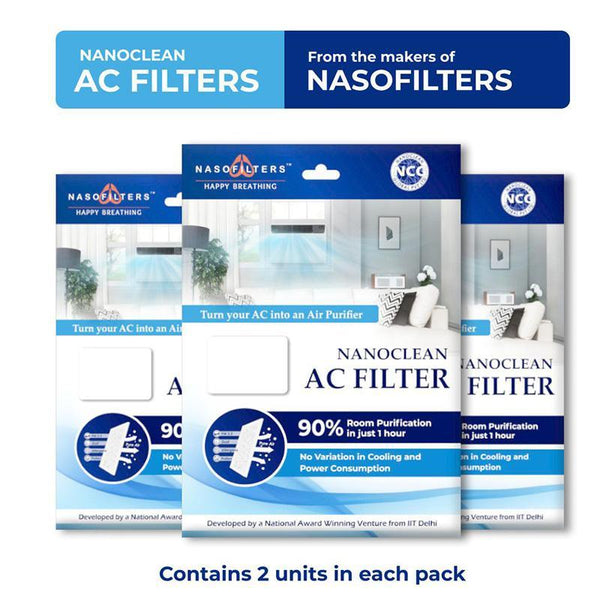 Nanoclean AC Filters (Pack of 2)