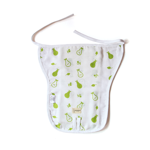 Organic Muslin Cotton Nappies (Set of 4: Duck, Pear, Hen & Bear)
