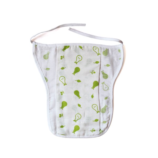 Organic Muslin Cotton Nappies (Set of 4: Duck, Pear, Hen & Bear)