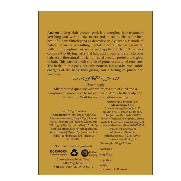 Natural Hair Protein Pack (100gms)