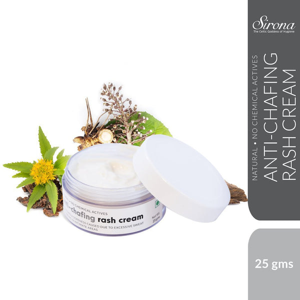 Sirona Natural Anti-Chafing Rash Cream with 5 Herbs - 25g