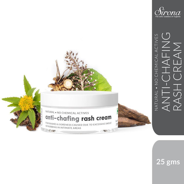 Sirona Natural Anti-Chafing Rash Cream with 5 Herbs - 25g