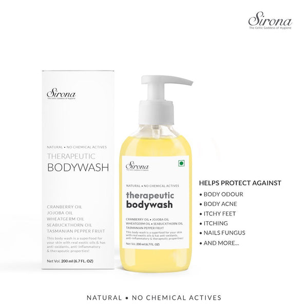 Sirona Natural Anti-Fungal Therapeutic Body Wash With 5 Herbs  - 200ml