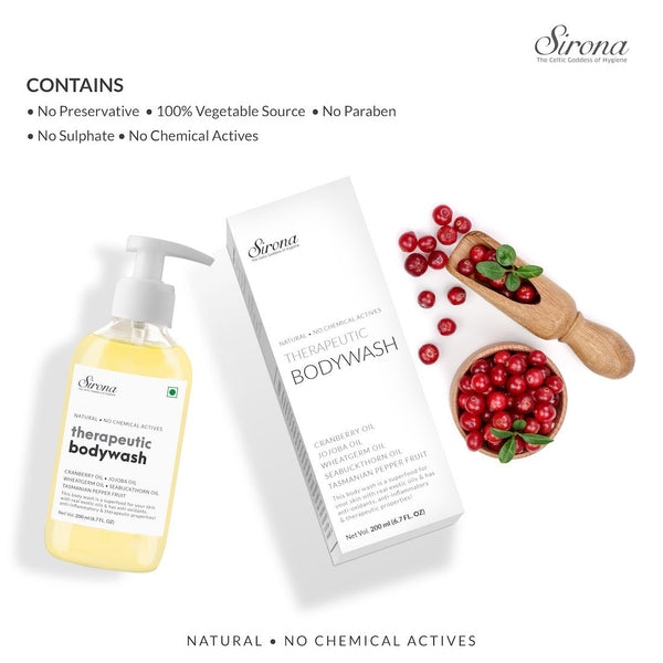 Sirona Natural Anti-Fungal Therapeutic Body Wash With 5 Herbs  - 200ml