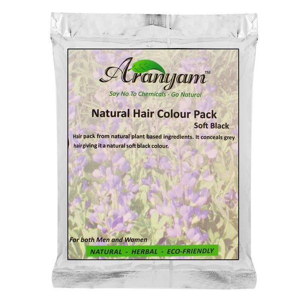 Natural Hair Colour - Soft Black, 100g