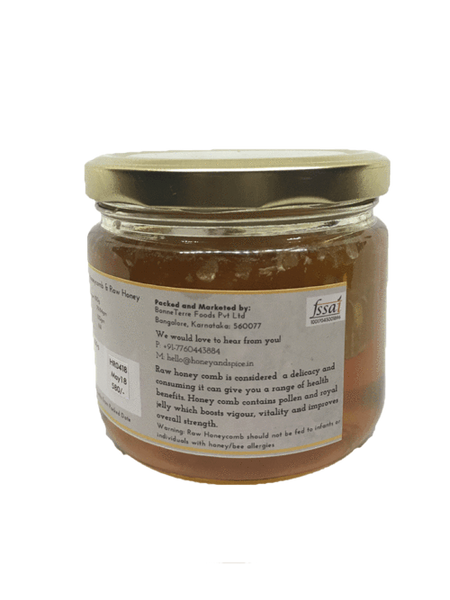 Honey and Spice Honeycomb in Honey (500gms)
