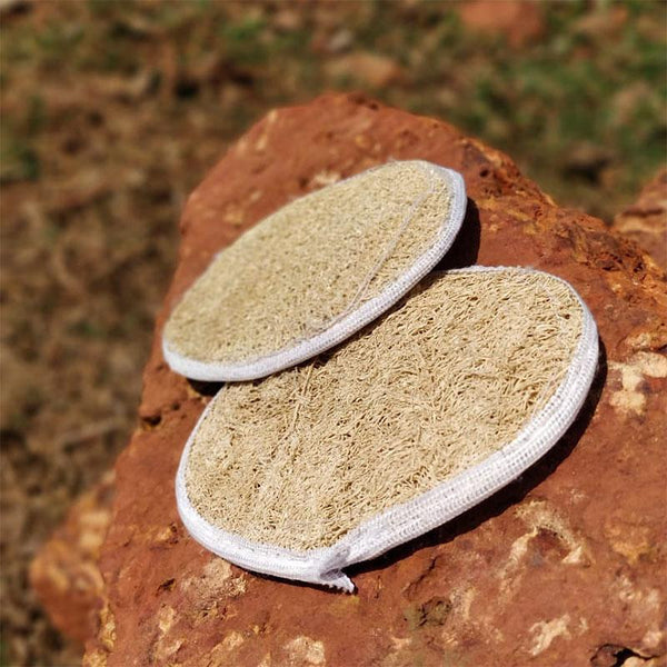 Natural Bath Scrub/ Loofahs - Pack of 8 (Set of 4)